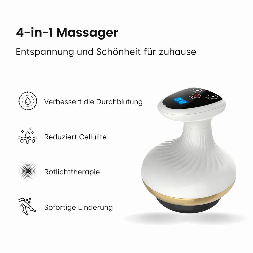 Elektrisches Vakuum-Massagegerät mit Wärme